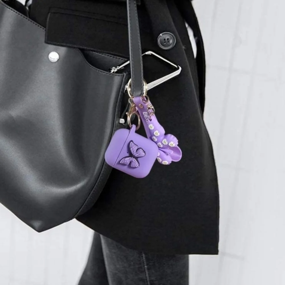 Purple Airpods Case Butterfly Airpods Pro Case Cute Airpods 3rd Gen Case Girly